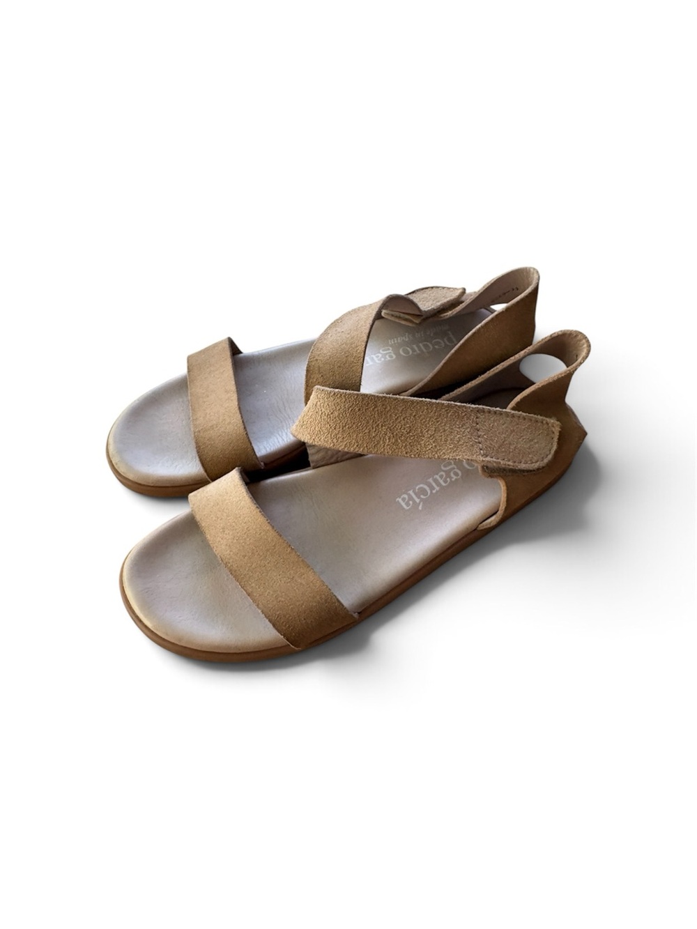 Pedro Garcia 39 Jedda asymmetrical sandal suede leather Spain comfort minimal